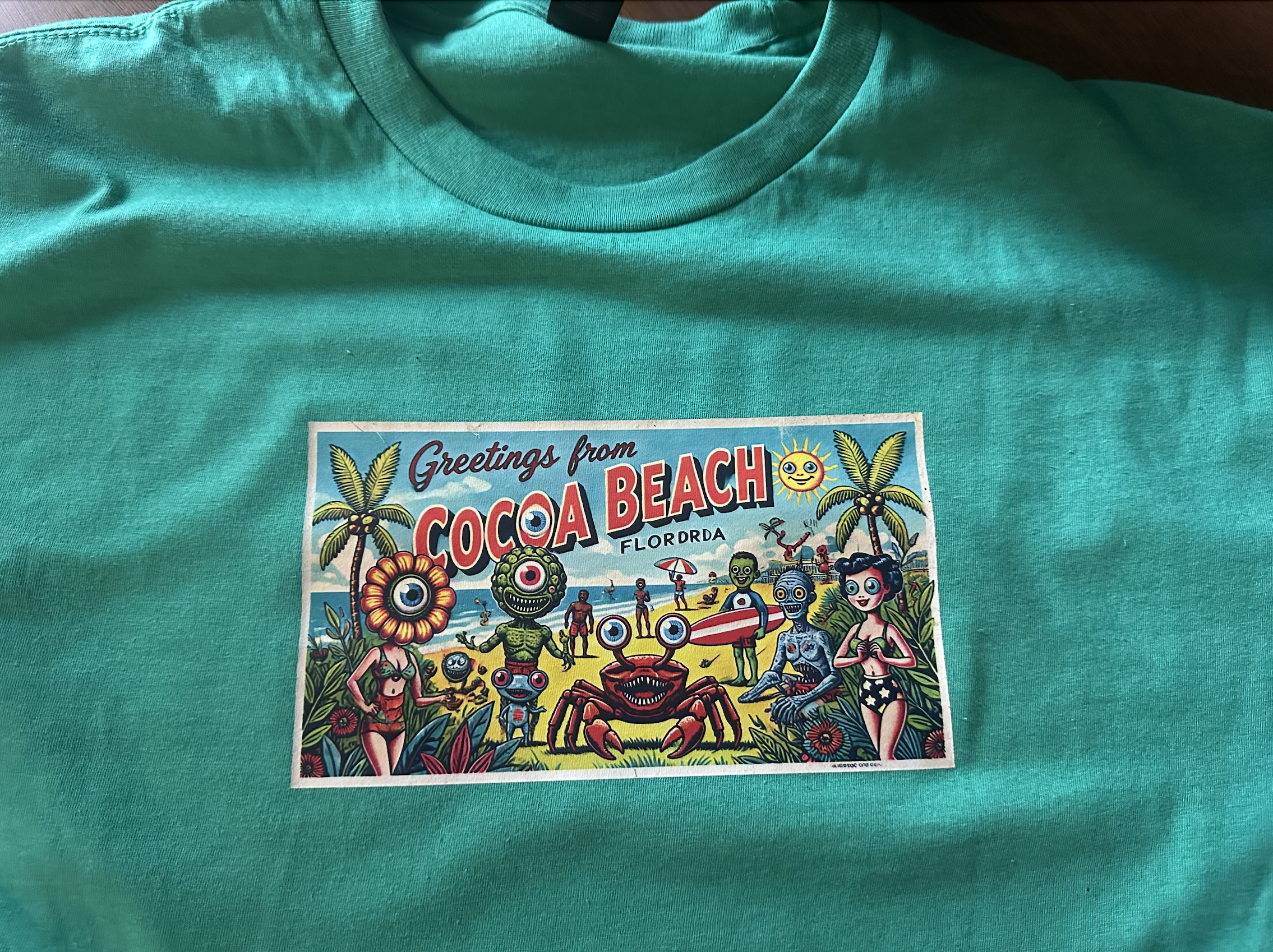 Cocoa Beach Postcard Tee